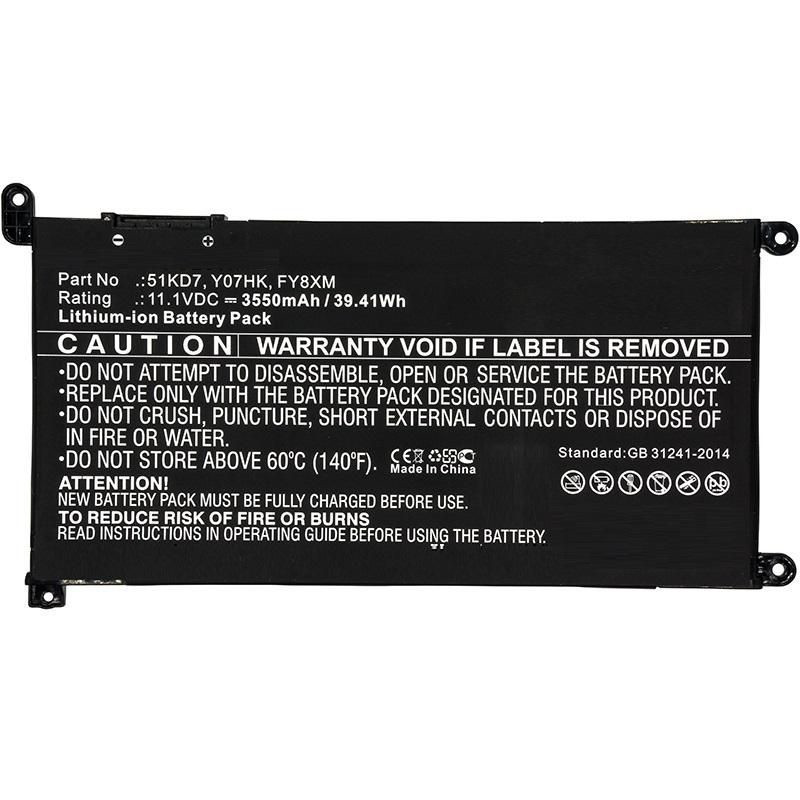 CoreParts MBXDE-BA0194 kannettavan tietokoneen varaosa Akku