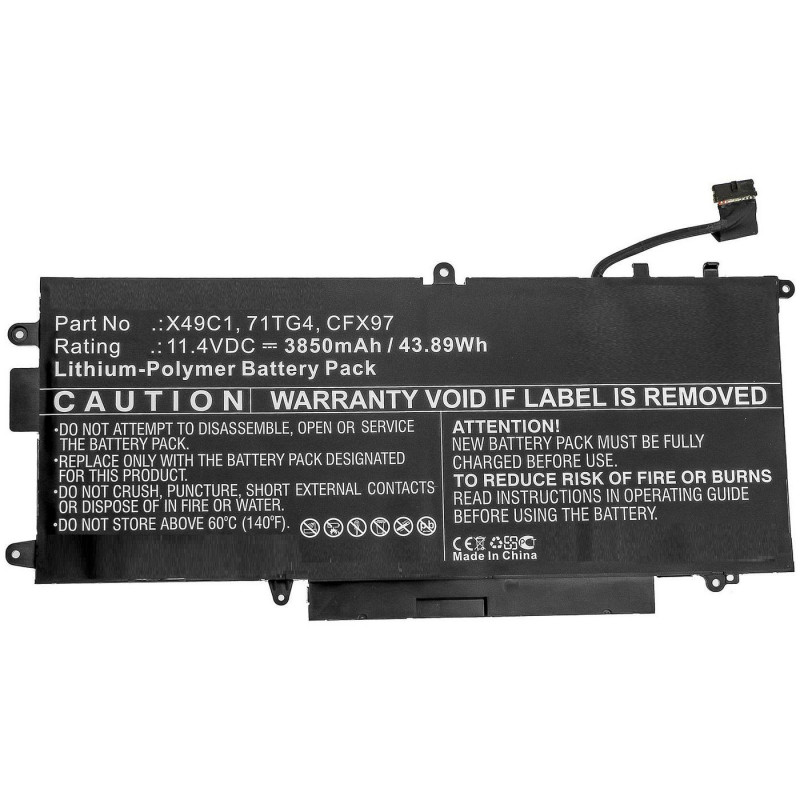 CoreParts MBXDE-BA0226 kannettavan tietokoneen varaosa Akku