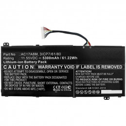 CoreParts MBXAC-BA0092 kannettavan tietokoneen varaosa Akku