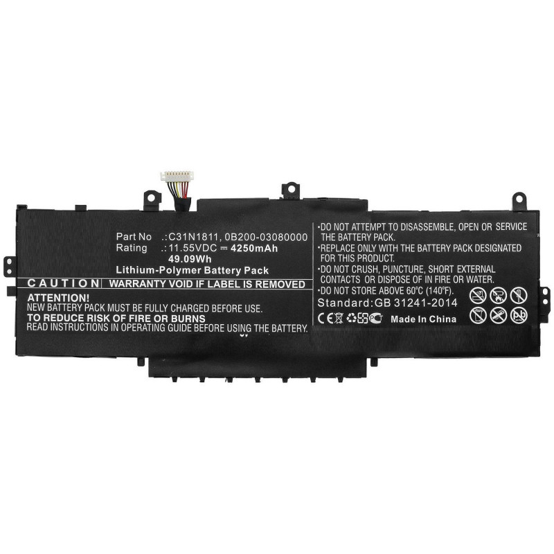CoreParts MBXAS-BA0248 kannettavan tietokoneen varaosa Akku