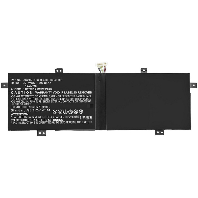 CoreParts MBXAS-BA0242 kannettavan tietokoneen varaosa Akku