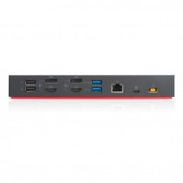 Lenovo 40AF0135IT kannettavien tietokoneiden telakka ja porttitoistin Langallinen USB 3.2 Gen 2 (3.1 Gen 2) Type-C Musta