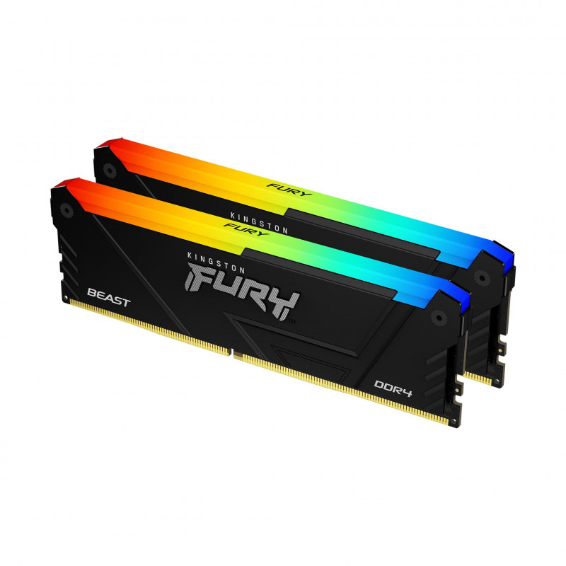 Kingston Technology FURY Beast RGB muistimoduuli 16 GB 2 x 8 GB DDR4 3200 MHz