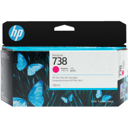 HP 738 130-ml Magenta DesignJet Ink Cartridge