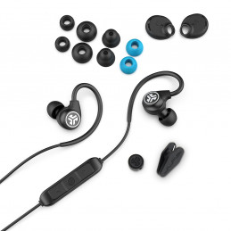 JLab Fit Sport 3 Kuulokkeet Langaton Ear-hook, In-ear, Niskanauha Urheilu Micro-USB Bluetooth Musta