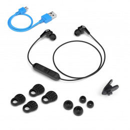 JLab JBuds Pro Kuulokkeet Langallinen In-ear, Niskanauha Urheilu Micro-USB Bluetooth Musta