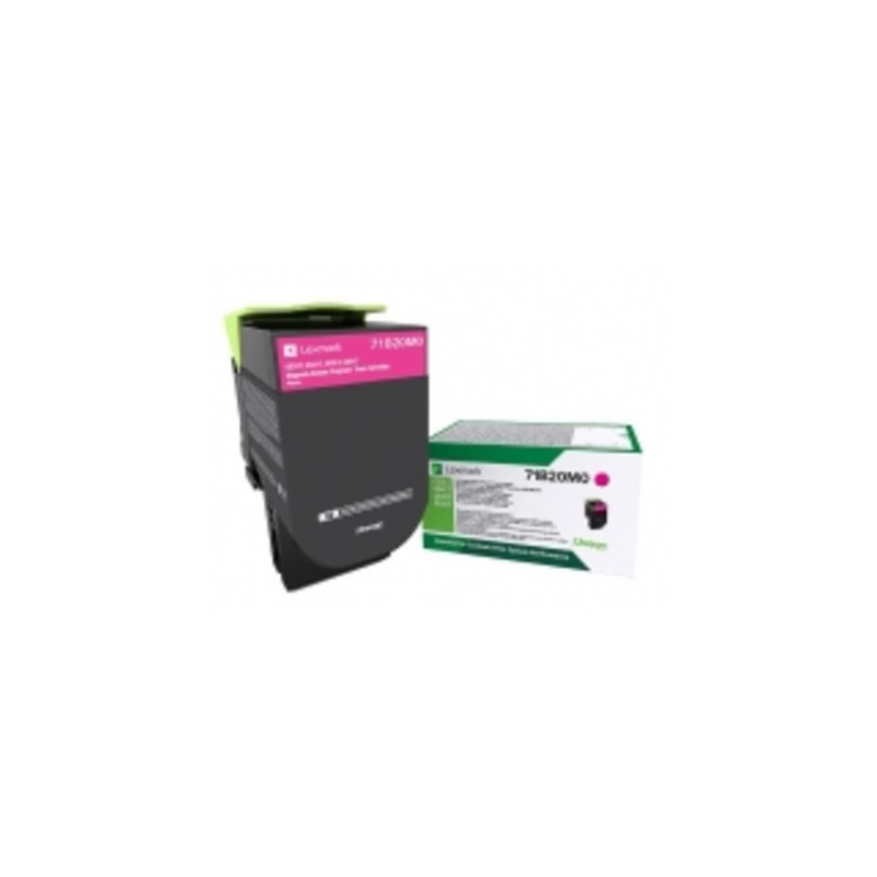 Lexmark 71B20M0 värikasetti 1 kpl Alkuperäinen Magenta