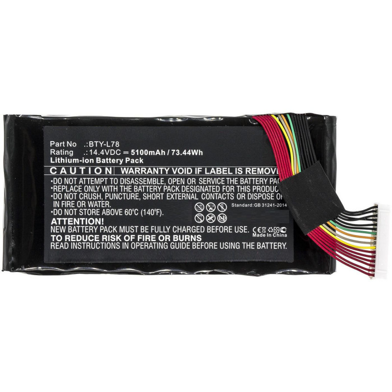 CoreParts MBXMSI-BA0010 kannettavan tietokoneen varaosa Akku