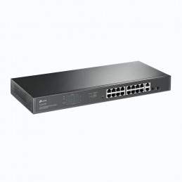 TP-Link TL-SG1218MP verkkokytkin Hallitsematon Gigabit Ethernet (10 100 1000) Power over Ethernet -tuki 1U Musta