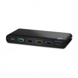 Belkin F1DN104KVM-UNN4 KVM-kytkin Musta