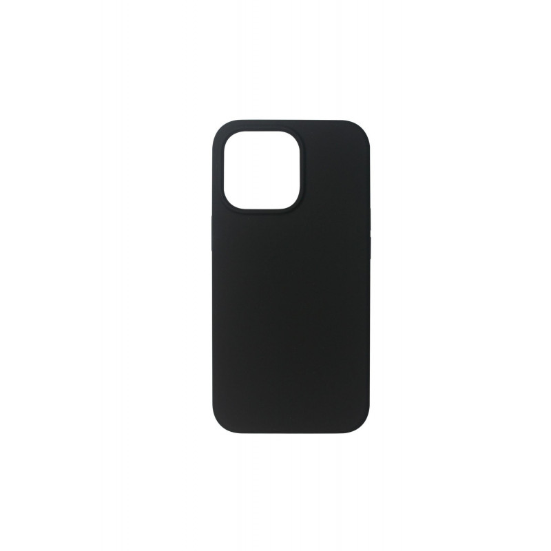 eSTUFF Black silk-touch silicone case for iPhone 13 Pro matkapuhelimen suojakotelo 15,5 cm (6.1") Suojus Musta