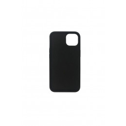 eSTUFF Black silk-touch silicone case for iPhone 13 mini matkapuhelimen suojakotelo 13,7 cm (5.4") Suojus Musta