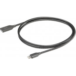 eSTUFF ES601065 Lightning-kaapeli 0,5 m Harmaa