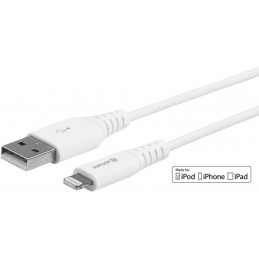 eSTUFF ES601004-BULK Lightning-kaapeli 0,15 m Valkoinen
