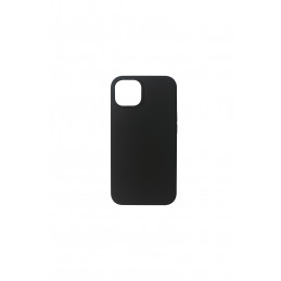eSTUFF Black silk-touch silicone case for iPhone 13 mini matkapuhelimen suojakotelo 13,7 cm (5.4") Suojus Musta