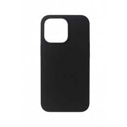eSTUFF Black silk-touch silicone case for iPhone 13 Pro Max matkapuhelimen suojakotelo 17 cm (6.7") Suojus Musta
