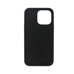 eSTUFF Black silk-touch silicone case for iPhone 13 Pro Max matkapuhelimen suojakotelo 17 cm (6.7") Suojus Musta