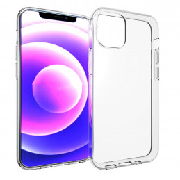 eSTUFF Clear soft Case for iPhone 13 mini matkapuhelimen suojakotelo 13,7 cm (5.4") Suojus Läpinäkyvä