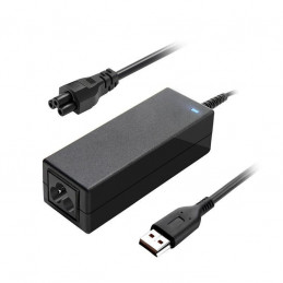 CoreParts MBXLE-AC0038 virta-adapteri ja vaihtosuuntaaja Sisätila 65 W Musta