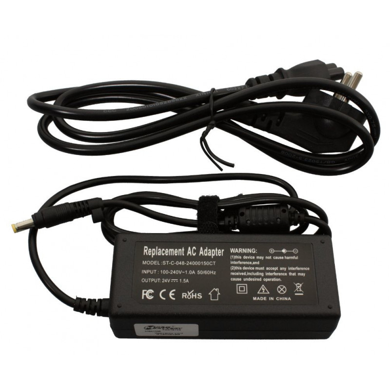 CoreParts MBA1306 virta-adapteri ja vaihtosuuntaaja Sisätila 36 W Musta