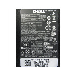 DELL J62H3 virta-adapteri ja vaihtosuuntaaja Sisätila 90 W Musta