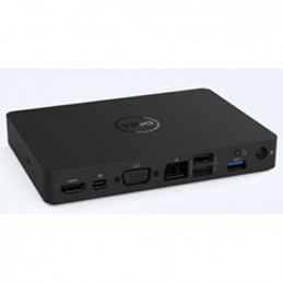 DELL WD15 180W Langallinen USB 3.2 Gen 1 (3.1 Gen 1) Type-C Musta