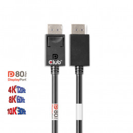 CLUB3D CAC-1091 DisplayPort-kaapeli 1,2 m Musta