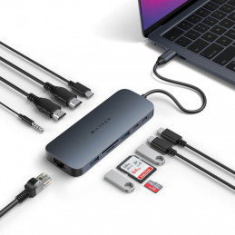 Targus HD4006GL keskitin USB 3.2 Gen 2 (3.1 Gen 2) Type-C 10000 Mbit s Musta