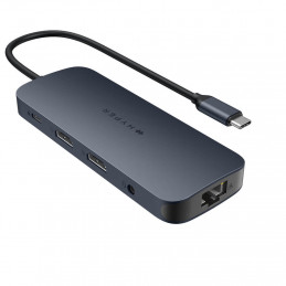 Targus HD4006GL keskitin USB 3.2 Gen 2 (3.1 Gen 2) Type-C 10000 Mbit s Musta