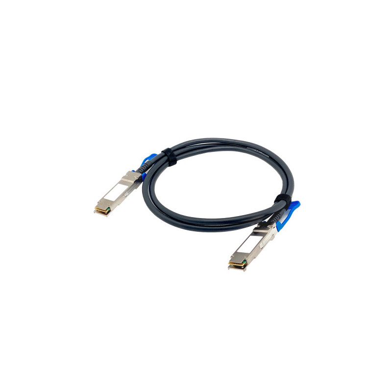 QNAP CAB-DAC15M-Q28 valokuitukaapeli 1,5 m QSFP28 Musta