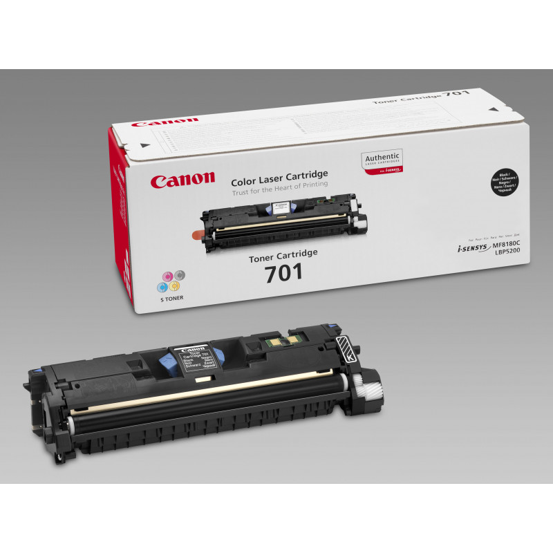 Canon 701 värikasetti 1 kpl Alkuperäinen Musta