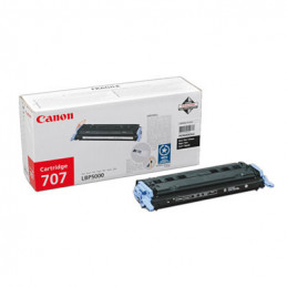 Canon 707 Black Toner Cartridge värikasetti 1 kpl Alkuperäinen Musta