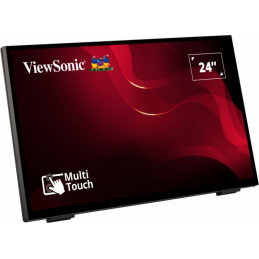 Viewsonic TD2465 infonäyttö Interaktiivinen litteä paneeli 61 cm (24") LED 250 cd m² Full HD Musta Kosketusnäyttö