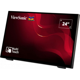 Viewsonic TD2465 infonäyttö Interaktiivinen litteä paneeli 61 cm (24") LED 250 cd m² Full HD Musta Kosketusnäyttö