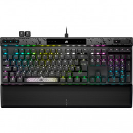 Corsair CH-910961G-ND näppäimistö USB QWERTY Pohjoismainen Harmaa