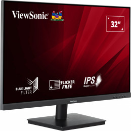 Viewsonic VA VA3209-2K-MHD tietokoneen litteä näyttö 81,3 cm (32") 2560 x 1440 pikseliä Quad HD Musta