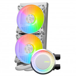 MSI MAG CORELIQUID E240 WHITE Tietokoneen jäähdytysjärjestelmä Emolevy, Suoritin Nestejäähdytyspakkaus 12 cm Valkoinen