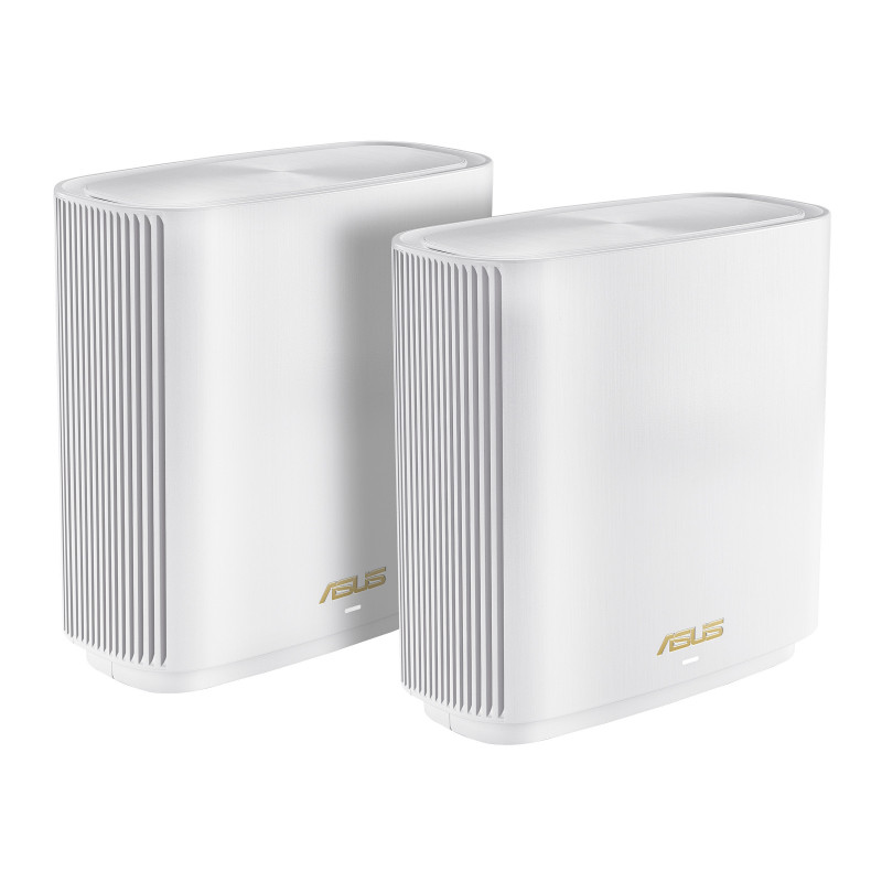 ASUS ZenWiFi AX (XT9) AX7800 2er Set Weiß Kolmikaista (2,4 GHz 5 GHz 5 GHz) Wi-Fi 6 (802.11ax) Valkoinen 4 Sisäinen