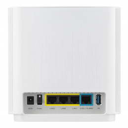 ASUS ZenWiFi AX (XT9) AX7800 2er Set Weiß Kolmikaista (2,4 GHz 5 GHz 5 GHz) Wi-Fi 6 (802.11ax) Valkoinen 4 Sisäinen