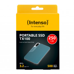 Intenso Lesen Schreiben bis zu 500 MB s 250GB Sininen, Harmaa