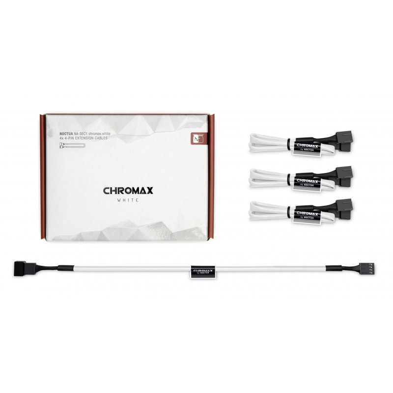 Noctua NA-SEC1 CHROMAX.WHITE Cable extension