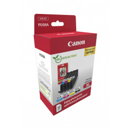 Canon 6443B008 mustekasetti 4 kpl Alkuperäinen Korkea (XL) värintuotto Musta, Syaani, Magenta, Keltainen