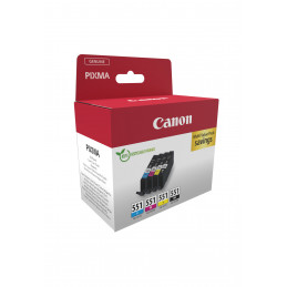 Canon 6509B015 mustekasetti 1 kpl Alkuperäinen Musta, Syaani, Magenta, Keltainen