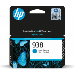 HP 938 syaani alkuperäinen mustepatruuna