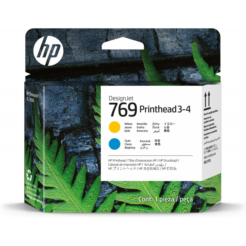 HP 769 Cyan Yellow 3-4 DesignJet Printhead