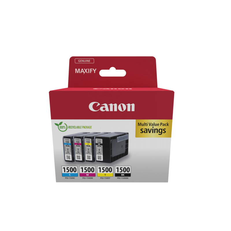 Canon 9218B006 mustekasetti 4 kpl Alkuperäinen Musta, Syaani, Magenta, Keltainen
