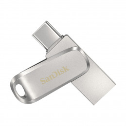 SanDisk Ultra Dual Drive Luxe USB-muisti 1 TB USB Type-A   USB Type-C 3.2 Gen 1 (3.1 Gen 1) Ruostumaton teräs