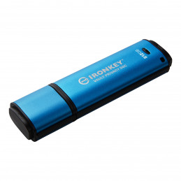Kingston Technology IronKey VP50 USB-muisti 512 GB USB Type-C 3.2 Gen 1 (3.1 Gen 1) Musta, Sininen