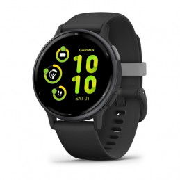 Garmin Vivoactive 5 3,05 cm (1.2") AMOLED Digitaalinen 390 x 390 pikseliä Kosketusnäyttö Musta Wi-Fi GPS (satelliitti)