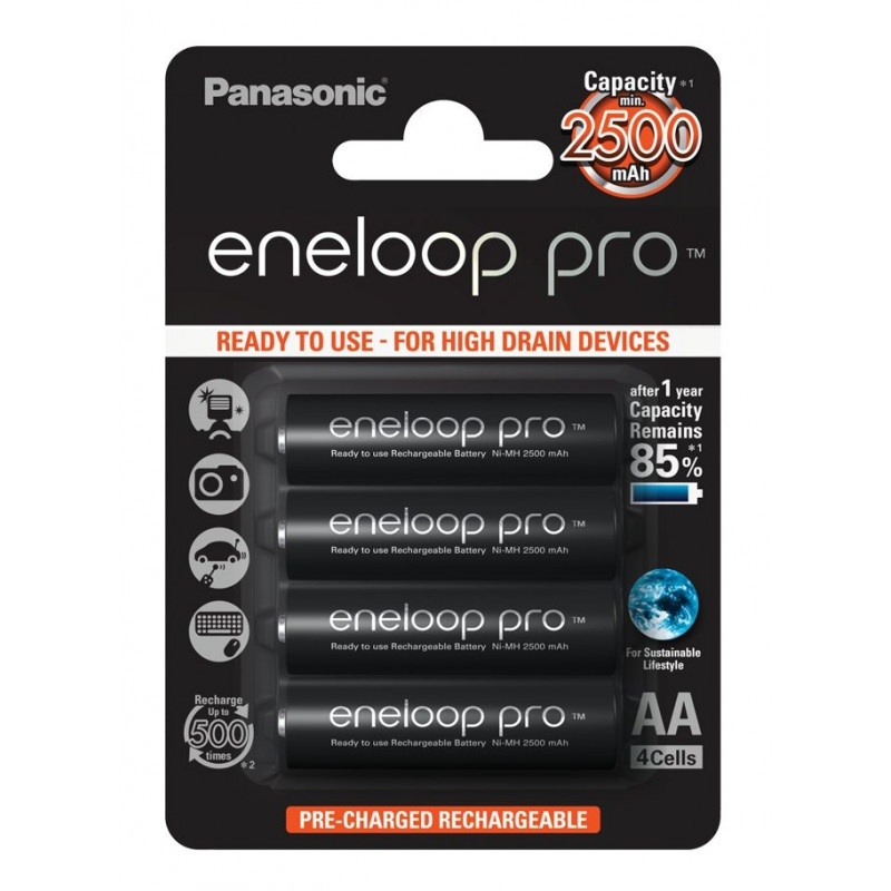 Panasonic eneloop pro Ladattava akku AA